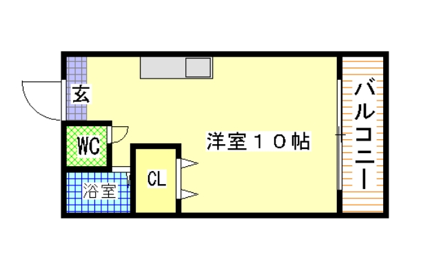 間取図(まどりっど)・ワンルーム